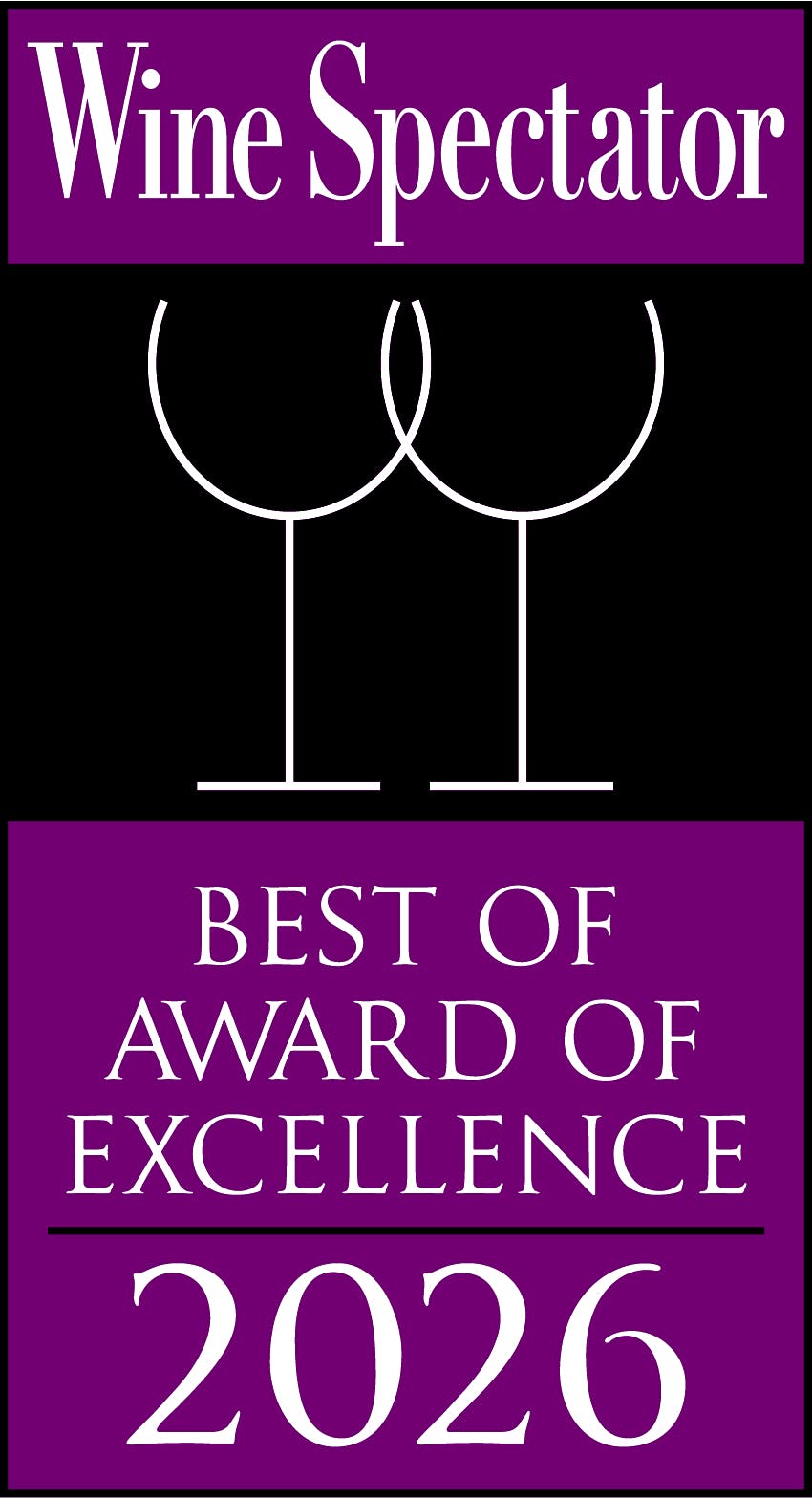 Wine Spectator Best of Award of Excellence 2026